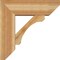 Ekena Millwork Legacy Slat Rough Sawn Bracket w/ Offset Brace, Western Red Cedar, 8"W x 24"D x 24"H BKT0806X24X24LEC06RWR - alternate 4